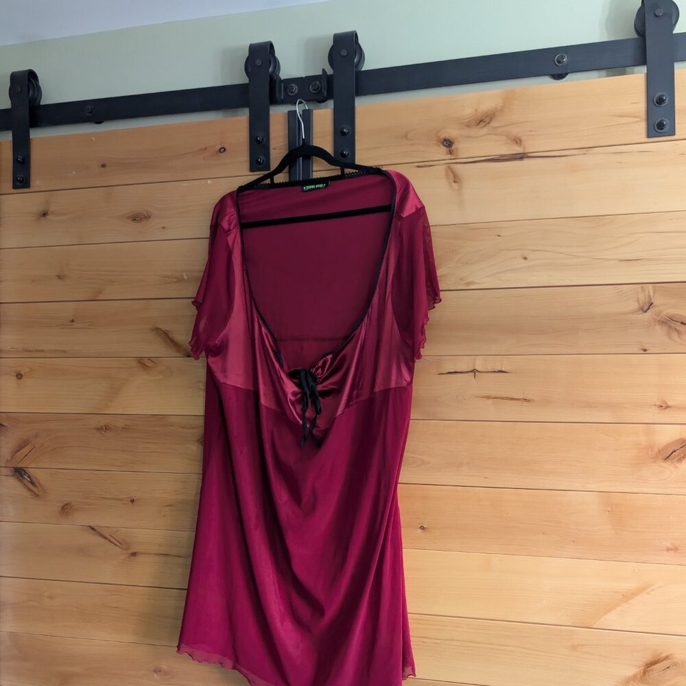 Tunnel Vision Red Dress 5X